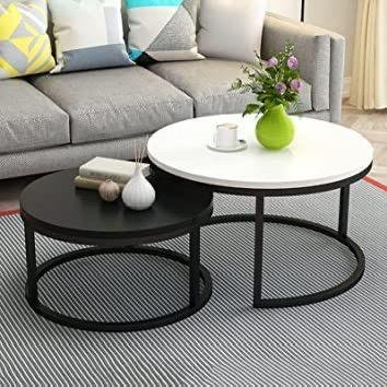 Crystal Glass Round Coffee Table