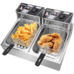 ADH 12 litre double electric deep fryer with twin baskets, sold in Uganda