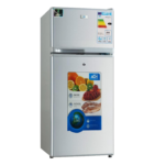 ADH 140 litre double door refrigerator with top freezer, sold in Uganda