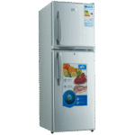ADH 168 litre double door refrigerator with top freezer, sold in Uganda