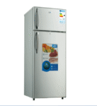 ADH 276 litre double door refrigerator in silver, sold in Uganda