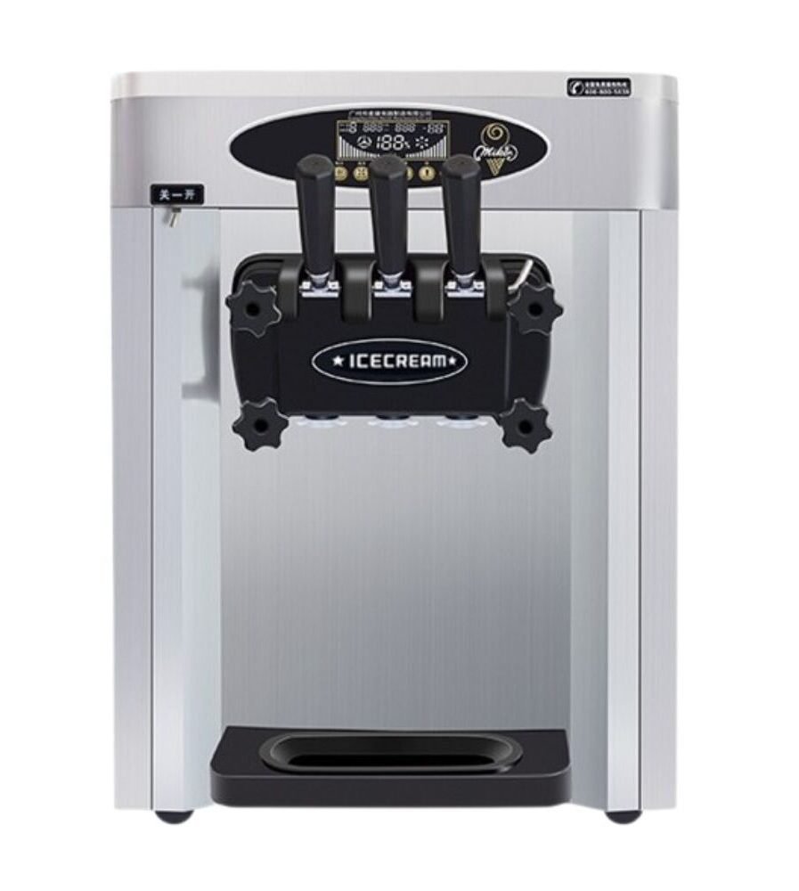 ADH commercial 3 lever table top soft serve ice cream machine, sold in Uganda ADH commercial 3 lever table top soft serve ice cream machine, sold in Uganda