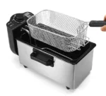 ADH 3 litre electric deep fryer in stainless steel, sold in Uganda