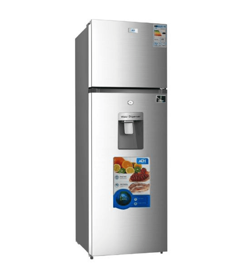 ADH 358 litre double door refrigerator with water dispenser, sold in Uganda ADH 358 litre double door refrigerator with water dispenser, sold in Uganda