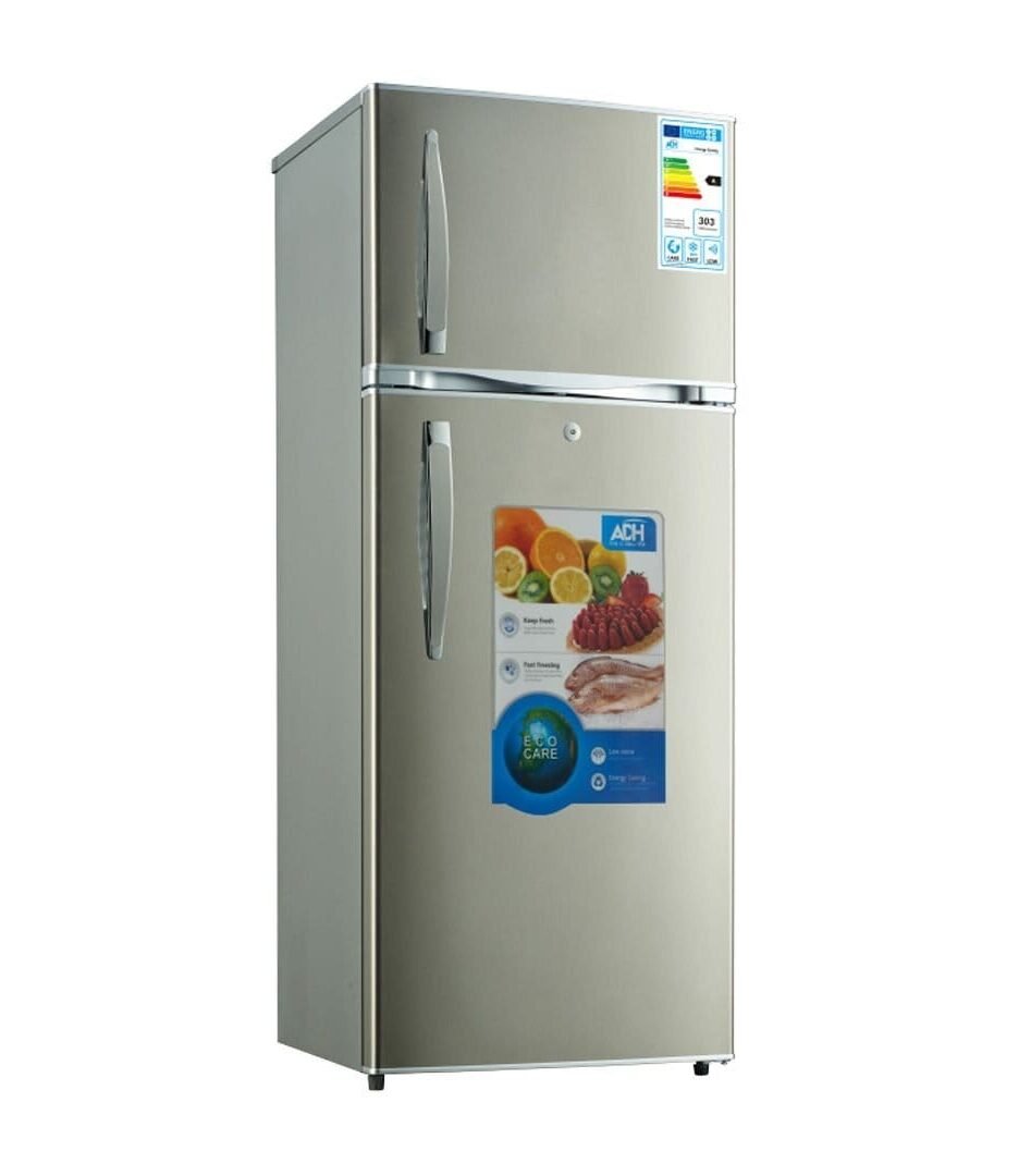 ADH 428 Litre Double Door Refrigerator, Silver ADH 428 Litre Double Door Refrigerator, Silver, available in Uganda