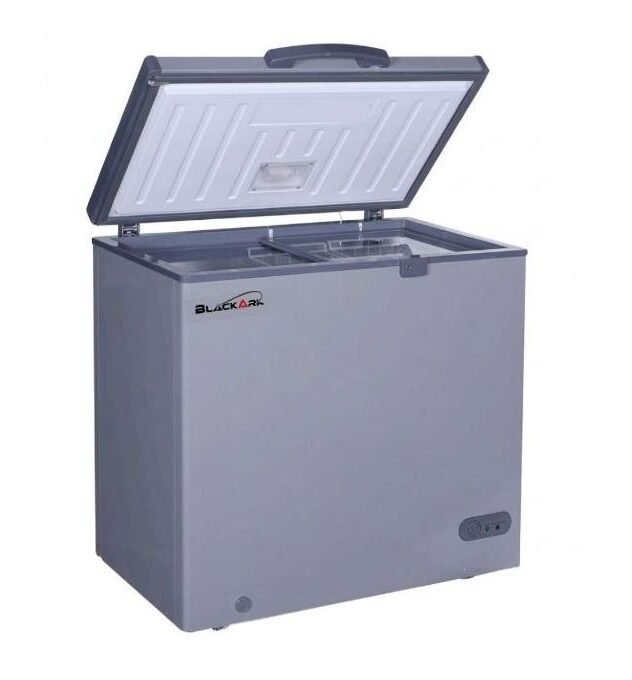 BlackArk 188 Litre Chest Freezer, Silver, available in Uganda