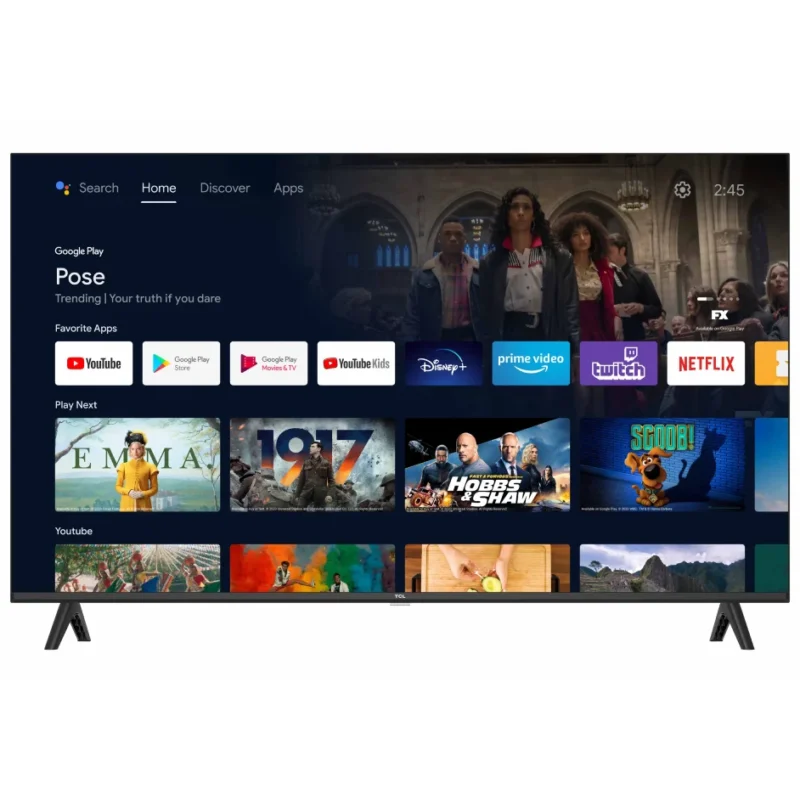 BlackArk 40 inch smart TV with frameless Android display, sold in Uganda