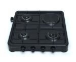 Blueflame 50cm desktop gas cooker with electric plate in black, sold in Uganda