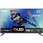 CHiQ 43 Inch QLED UHD Smart TV, HDR, Frameless Metal Design, available in Uganda