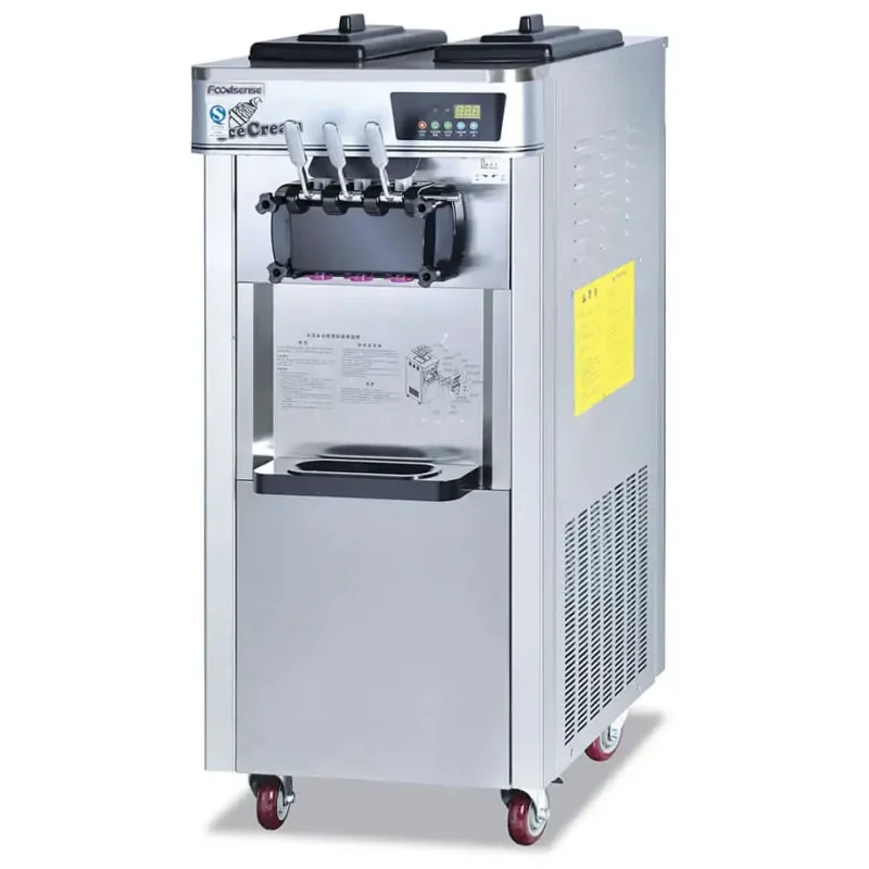 Crown Soft BQL-838 three lever ice cream machine, sold in Uganda