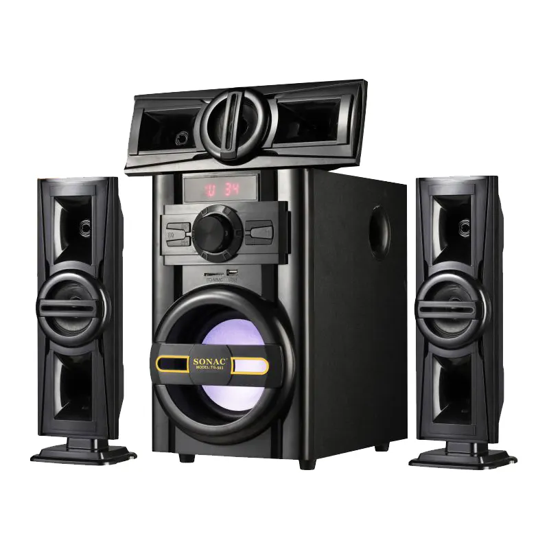 Djack wireless 3.1 home theatre system in black, sold in Uganda