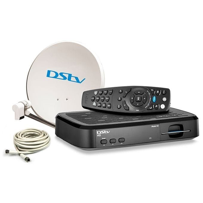 DStv Multichoice full kit with dish and decoder, sold in Uganda