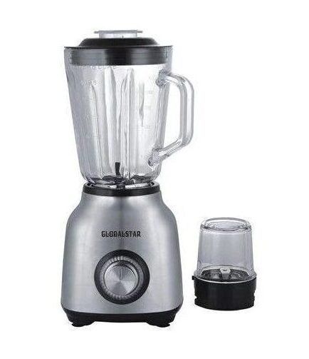 Globalstar 1.5 litre 2 in 1 blender with glass jar and grinder, sold in Uganda