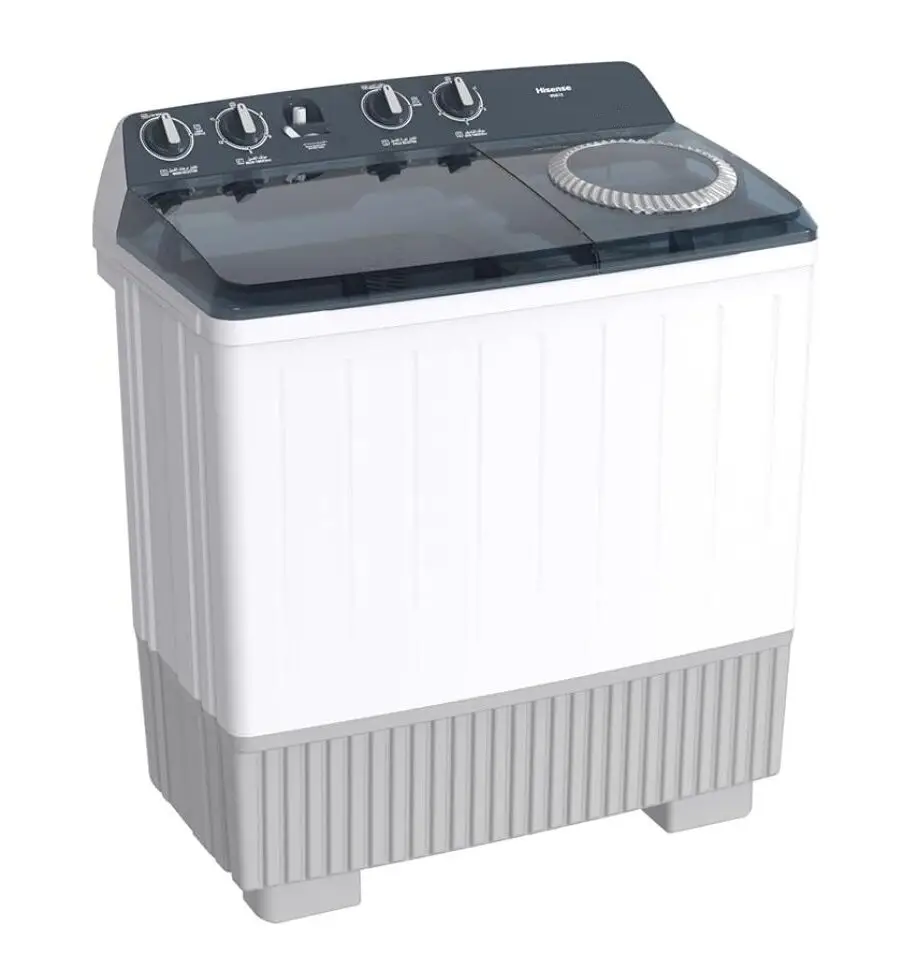 Hisense 10kg Twin Tub Washing Machine WSBE101 Hisense 10kg Twin Tub Washing Machine WSBE101, available in Uganda