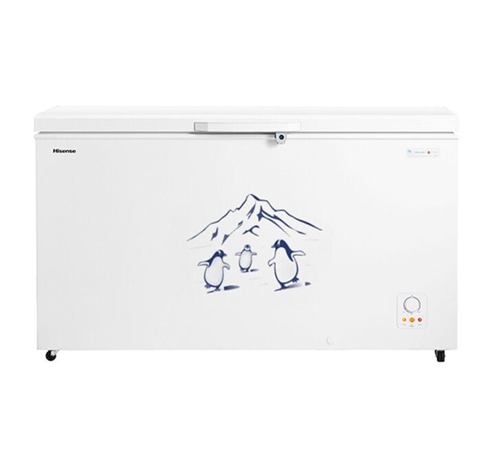 Hisense 550 Litre Single Door Chest Freezer, available in Uganda