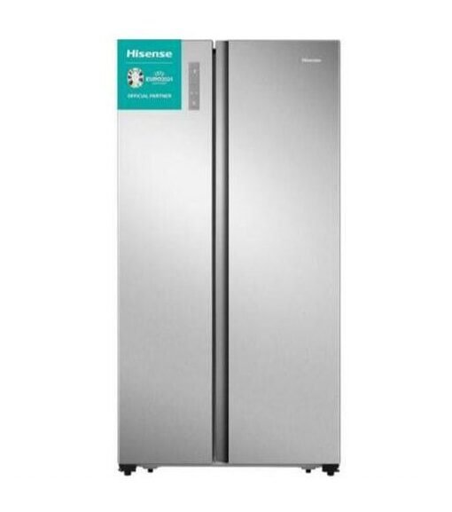 Hisense 560 Litre Side By Side Fridge, Silver, available in Uganda