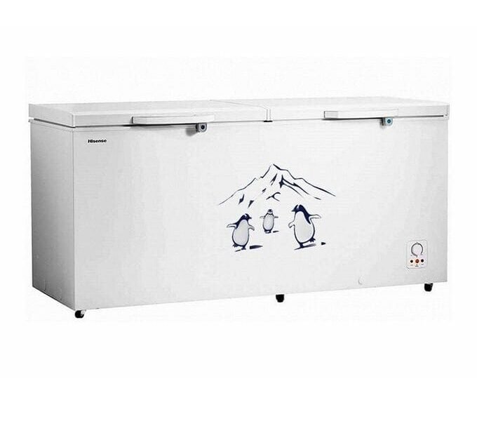 Hisense 660 Litre Double Door Chest Freezer, available in Uganda