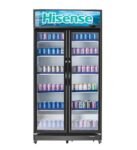Hisense 810 Litre Side By Side Display Chiller FL81WC, available in Uganda