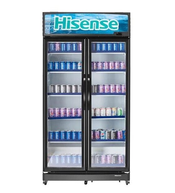 Hisense 810 Litre Side By Side Display Chiller FL81WC, available in Uganda