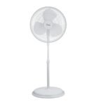 Midea 16 Inch Pedestal Stand Fan, 3 Speed With Oscillation And Adjustable Height