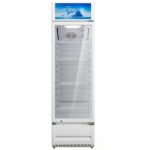 Midea 432 Litre Upright Showcase Chiller, available in Uganda