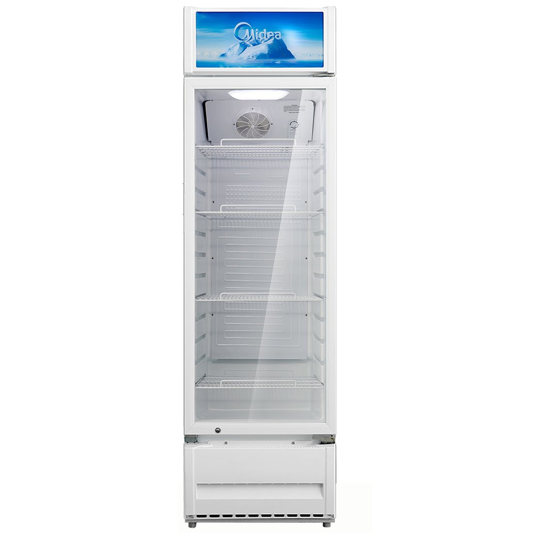 Midea 432 Litre Upright Showcase Chiller Midea 432 Litre Upright Showcase Chiller, available in Uganda