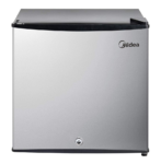 Midea 50 Litre Compact Fridge, Stainless Steel, available in Uganda