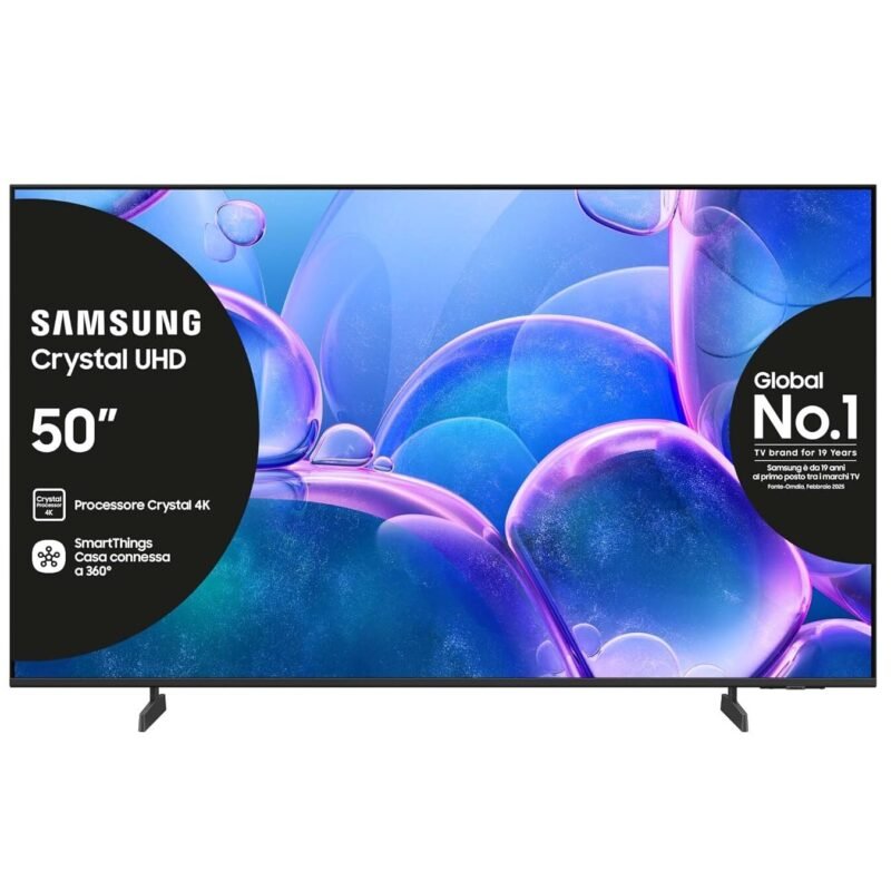 Samsung 50 Inch Crystal UHD 4K Smart TV, available in Uganda