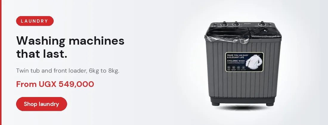Washing machines and laundry home appliances in Uganda from UGX 549,000