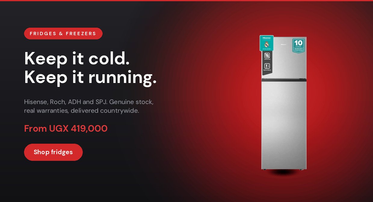Buying home appliances in Uganda, fridges and freezers from SM Home Appliances Katwe
