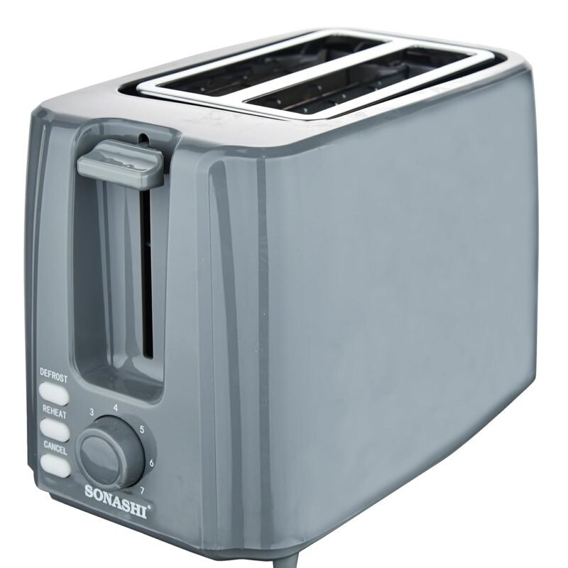 Sonashi 2 slice bread toaster ST-210 in grey, sold in Uganda