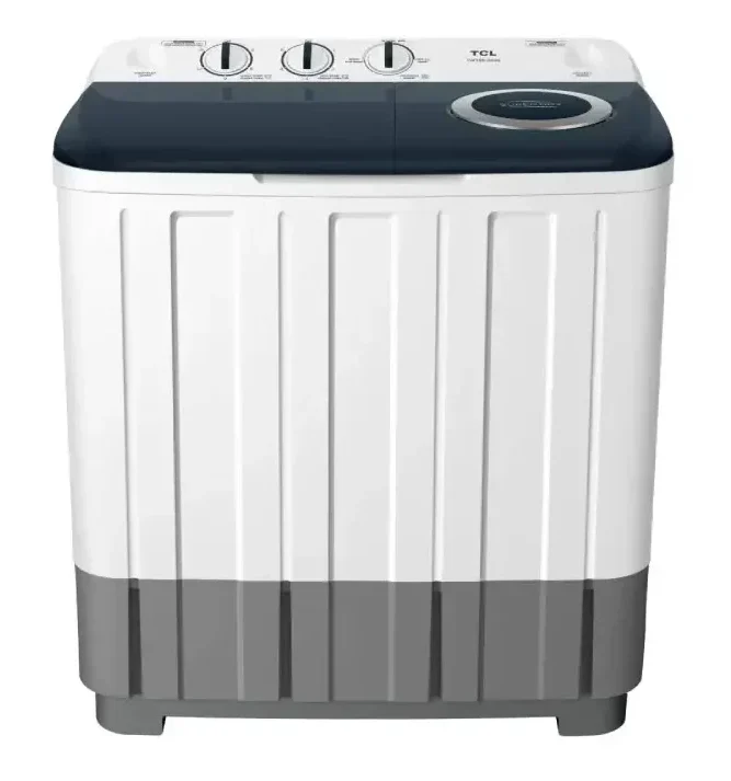TCL 8.5kg Twin Tub Washing Machine, available in Uganda