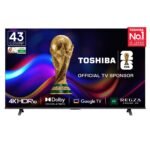 Toshiba 43 Inch 4K Ultra HD Smart Google TV, available in Uganda