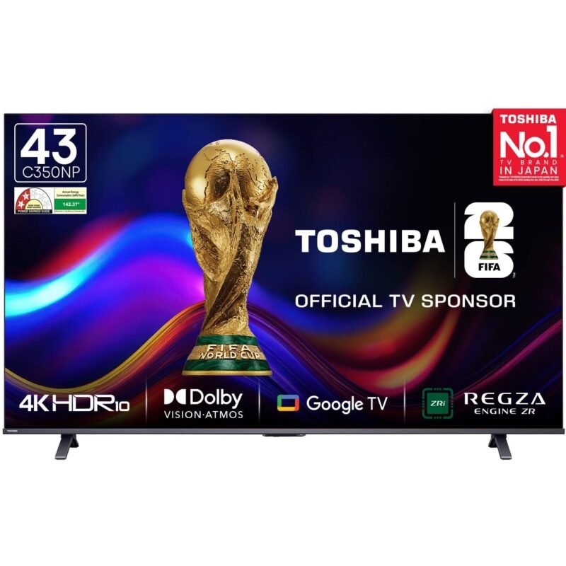 Toshiba 43 Inch 4K Ultra HD Smart Google TV, available in Uganda