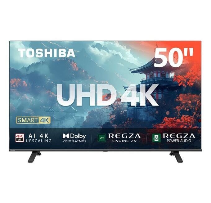 Toshiba 50 Inch 4K UHD Smart LED TV, Dolby Atmos, available in Uganda